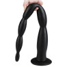 DarkSil Gode long Scale Beads XL 60 x 6cm Noir